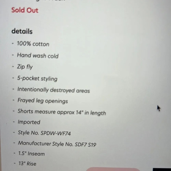 Superdown Simi Distressed Denim Shorts - Picture 9 of 9